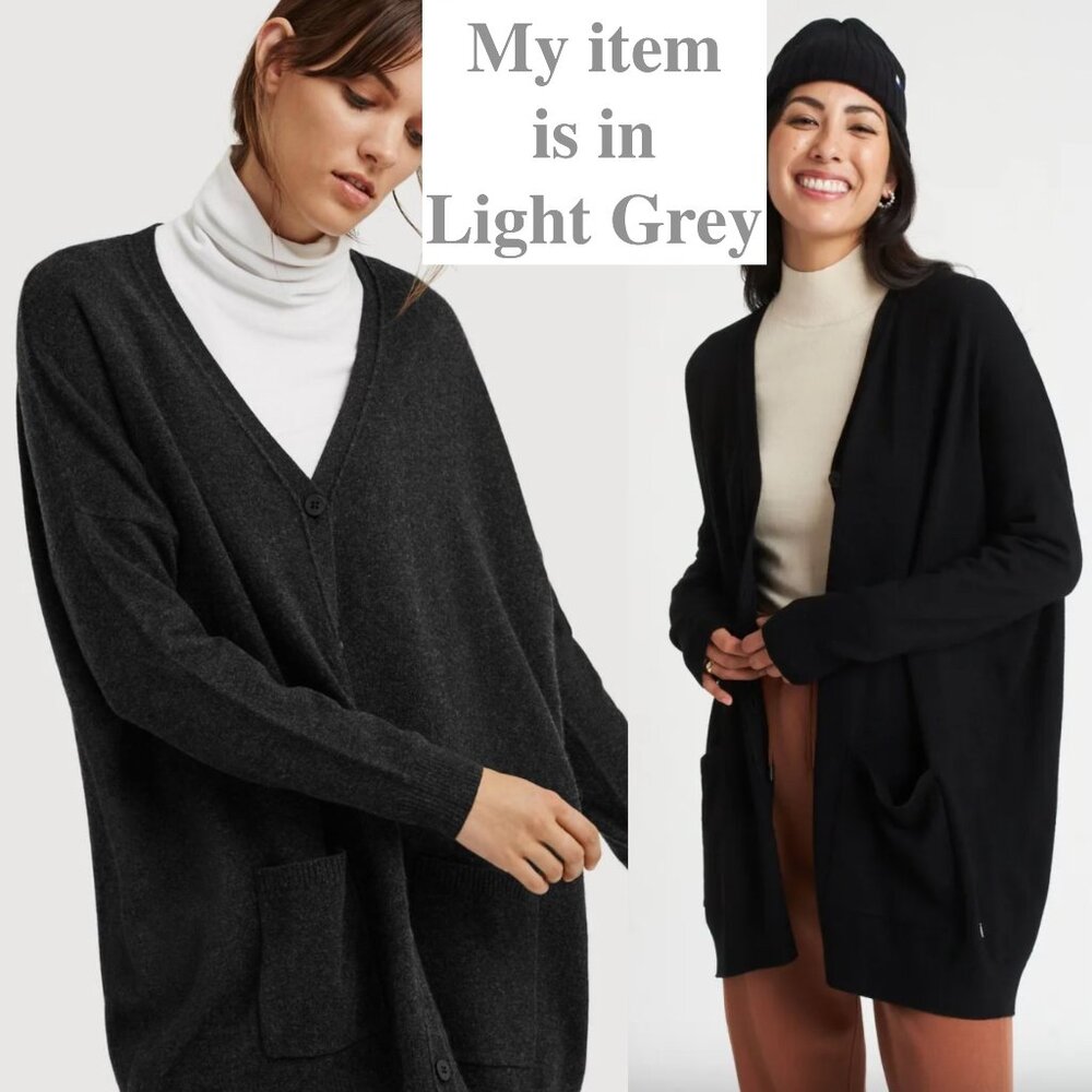 Kit and Ace Black and Gray Cardigans